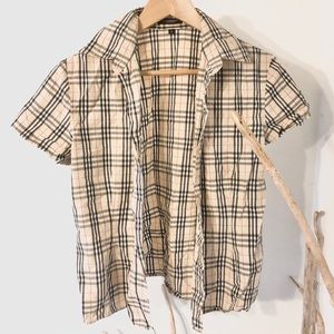 Burberry button down top